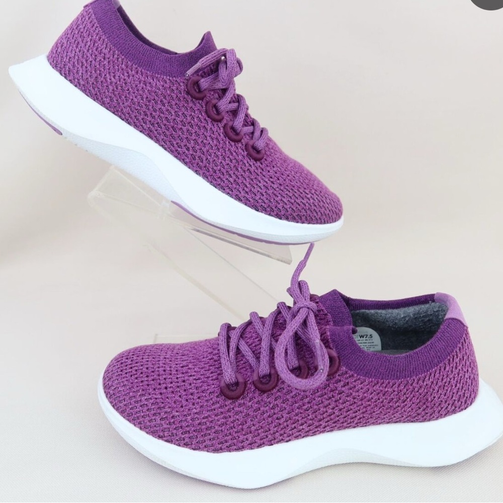 Allbirds Tree Dasher 2 Athletic Sneakers Running Shoes Purple Women  W 9.5 - Picture 6 of 7